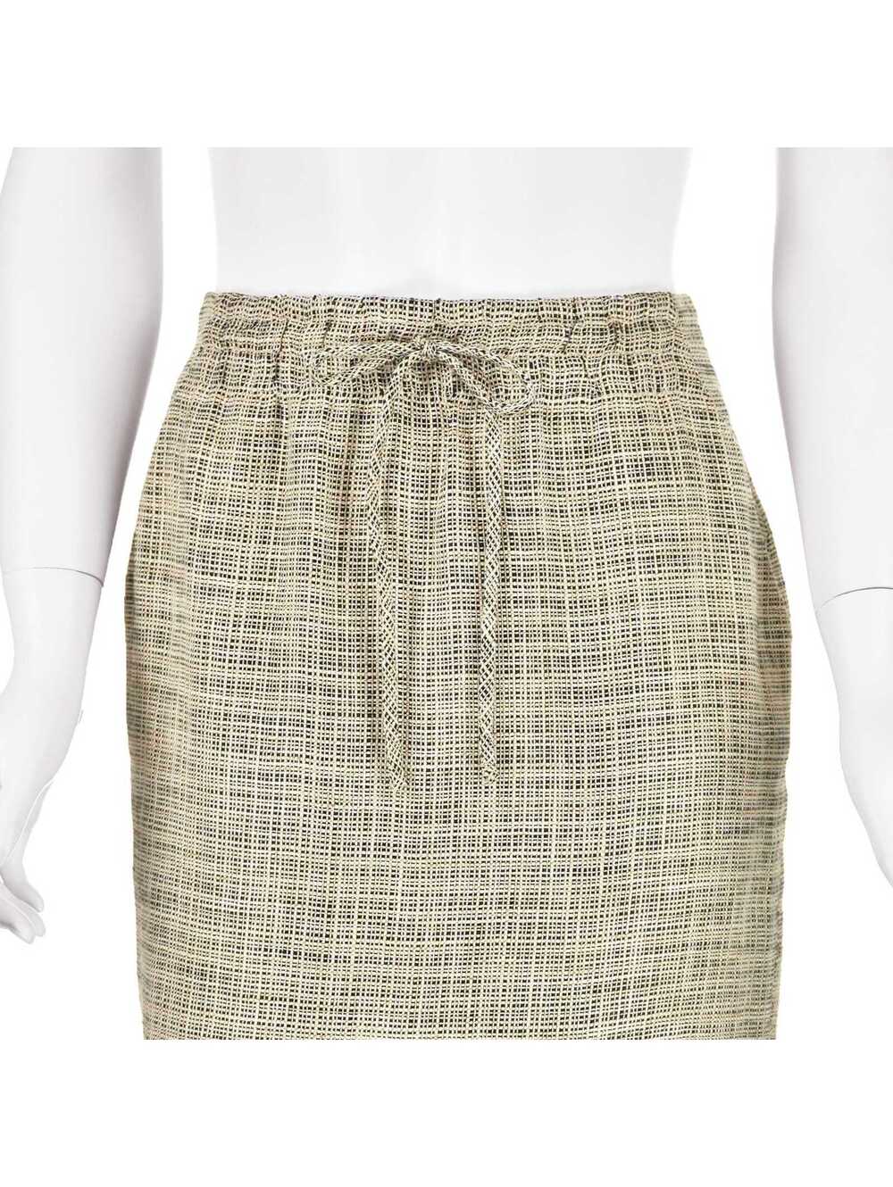 GIORGIO ARMANI Vintage Linen Blend Skirt Suit, SZ 2-4 - Picture 8 of 9